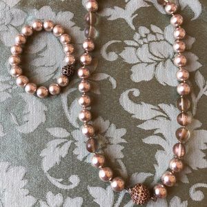 Stella & Dot necklace and bracelet set